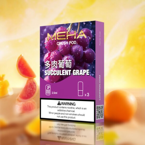 MEHA 魅嗨五代通用煙彈｜台灣熱銷萬用霧化彈，兼容五代主機、口味超多
