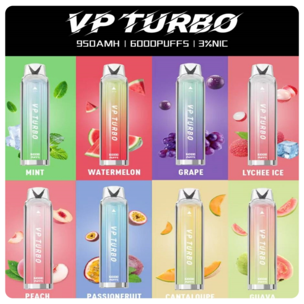 VP TURBO 6000 口 一次性電子煙｜渦輪增壓霧化 15ml 大容量 台灣現貨秒發